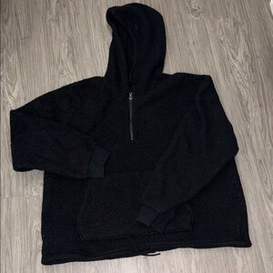 Original Use Black Zip-Up Sweater Size XL